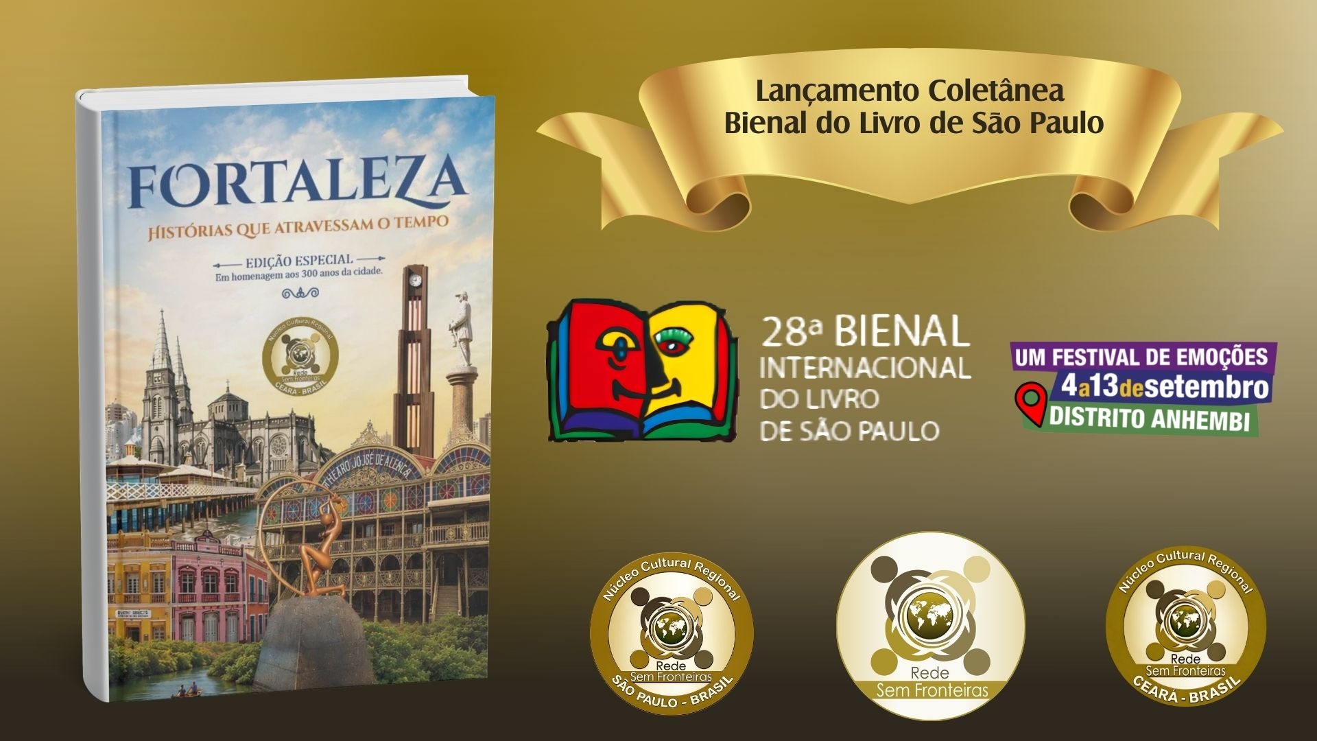 Lançamento da Coletânea “Fortaleza: Histórias que atravessam o tempo”