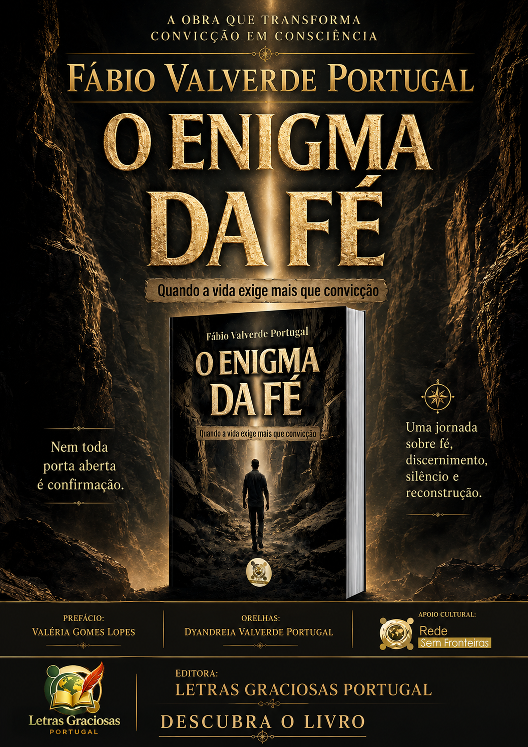Fábio Portugal lança o livro “O Enigma da Fé” no Palácio Baldaya, em Lisboa