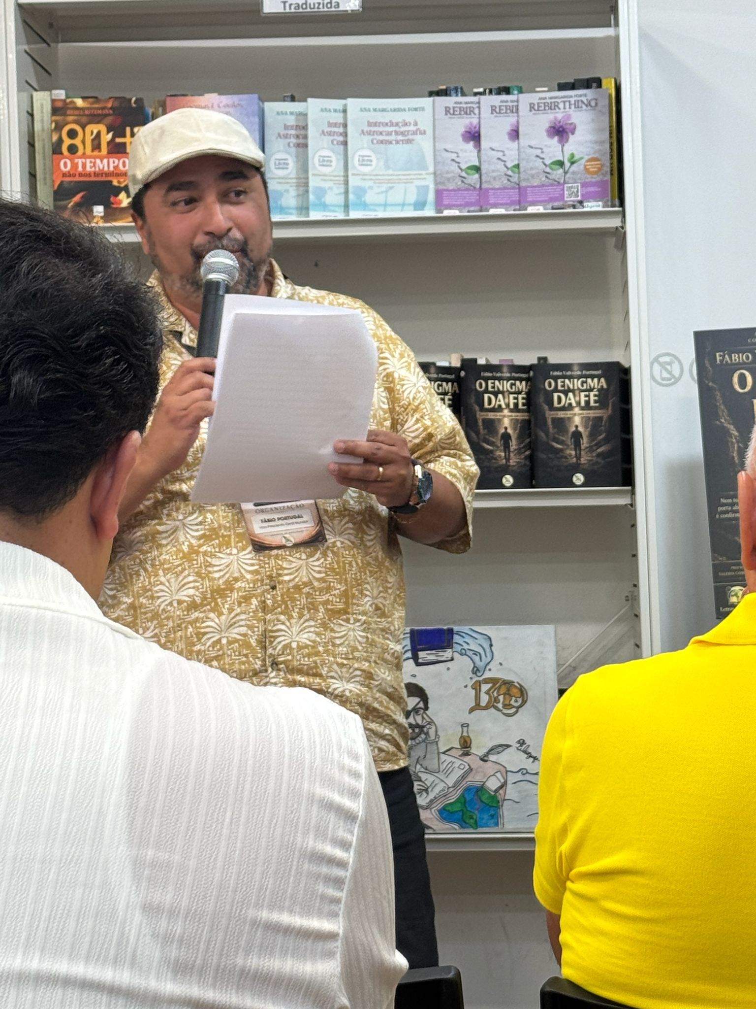 Fábio Valverde Portugal lança “O Enigma da Fé” durante a Jornada Literária da RSF no Palácio Baldaya