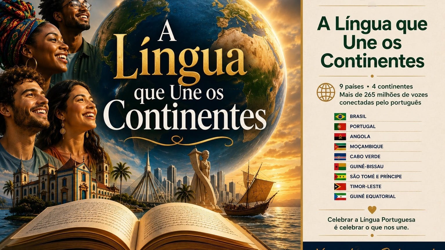 A Língua que Une Continentes