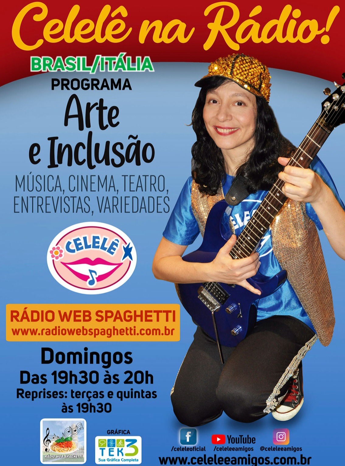 Rádio "Arte e Inclusão" com Celelê e convidados